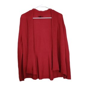 Eileen Fisher Wool Knit Cardigan Sweater Pink Sz S